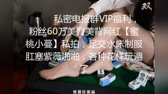 ⚫️⚫️私密电报群VIP福利，粉丝60万美臀美背网红【蜜桃小蔓】私拍，足交水床制服肛塞紫薇啪啪，各种花样玩遍了