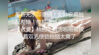 最新无水印重磅！女神级露脸反差婊！推特福州高颜值妹子【老婆】私拍，口活啪啪被按着双乳使劲抽插太爽了