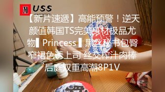 【新片速遞】高能预警！逆天颜值韩国TS完美身材极品尤物▌Princess ▌黑丝秘书包臀窄裙色诱上司 丝交榨汁肉棒后庭双重高潮8P1V