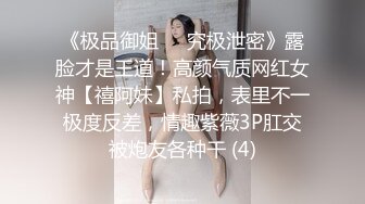 《极品御姐㊙️究极泄密》露脸才是王道！高颜气质网红女神【禧阿妹】私拍，表里不一极度反差，情趣紫薇3P肛交被炮友各种干 (4)