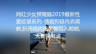 网红少女押尾貓2019最新性爱欲望系列-情趣狗链内衣调教,扒开内内翘美臀后入啪啪,无套操嫩逼