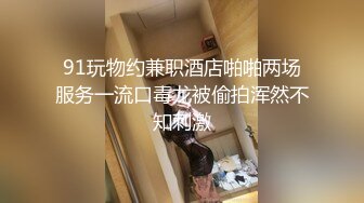 91玩物约兼职酒店啪啪两场服务一流口毒龙被偷拍浑然不知刺激