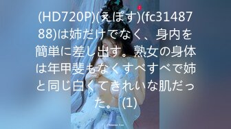 【KXCD】522黑色紧身连衣裙美女被人拉来采访，黑色丁字裤